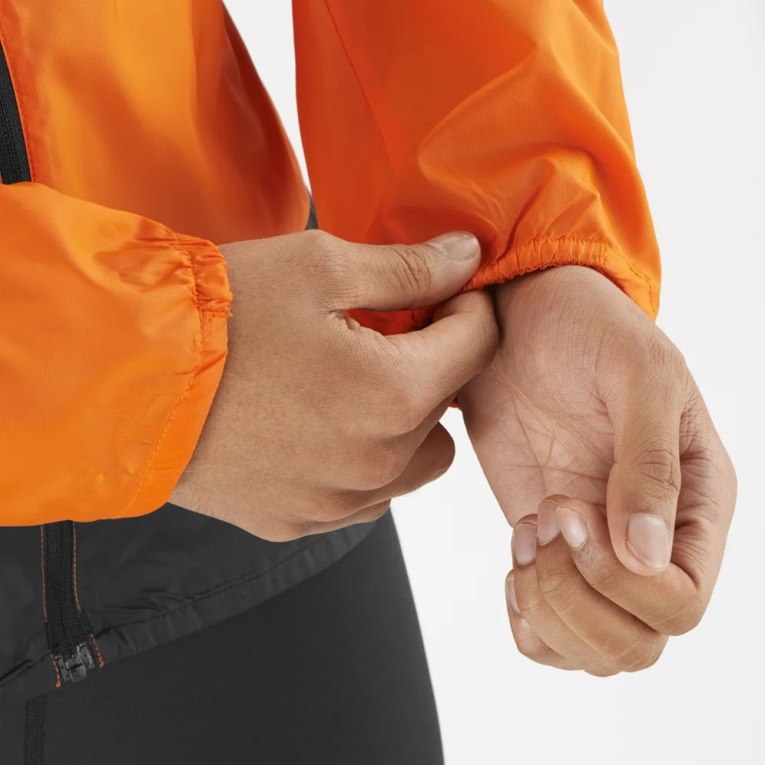 Salomon Bonatti Cross Men's Windbreaker Orange | CA 81L24